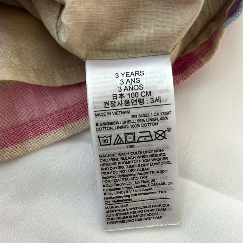 Like New - Size 3T Girls Gap Kids Colorful Plaid Matching Set - Picture 15 of 16